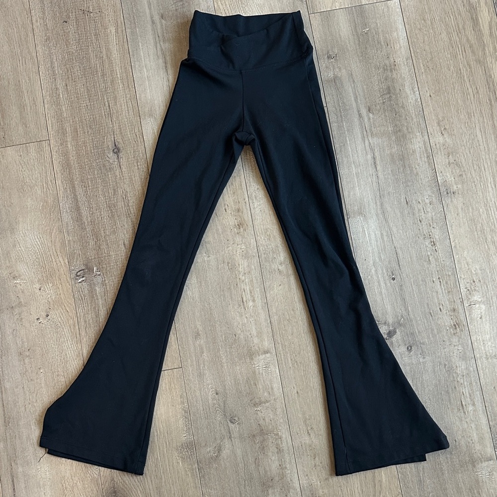 Five dancewear Black Flared Leggings YL